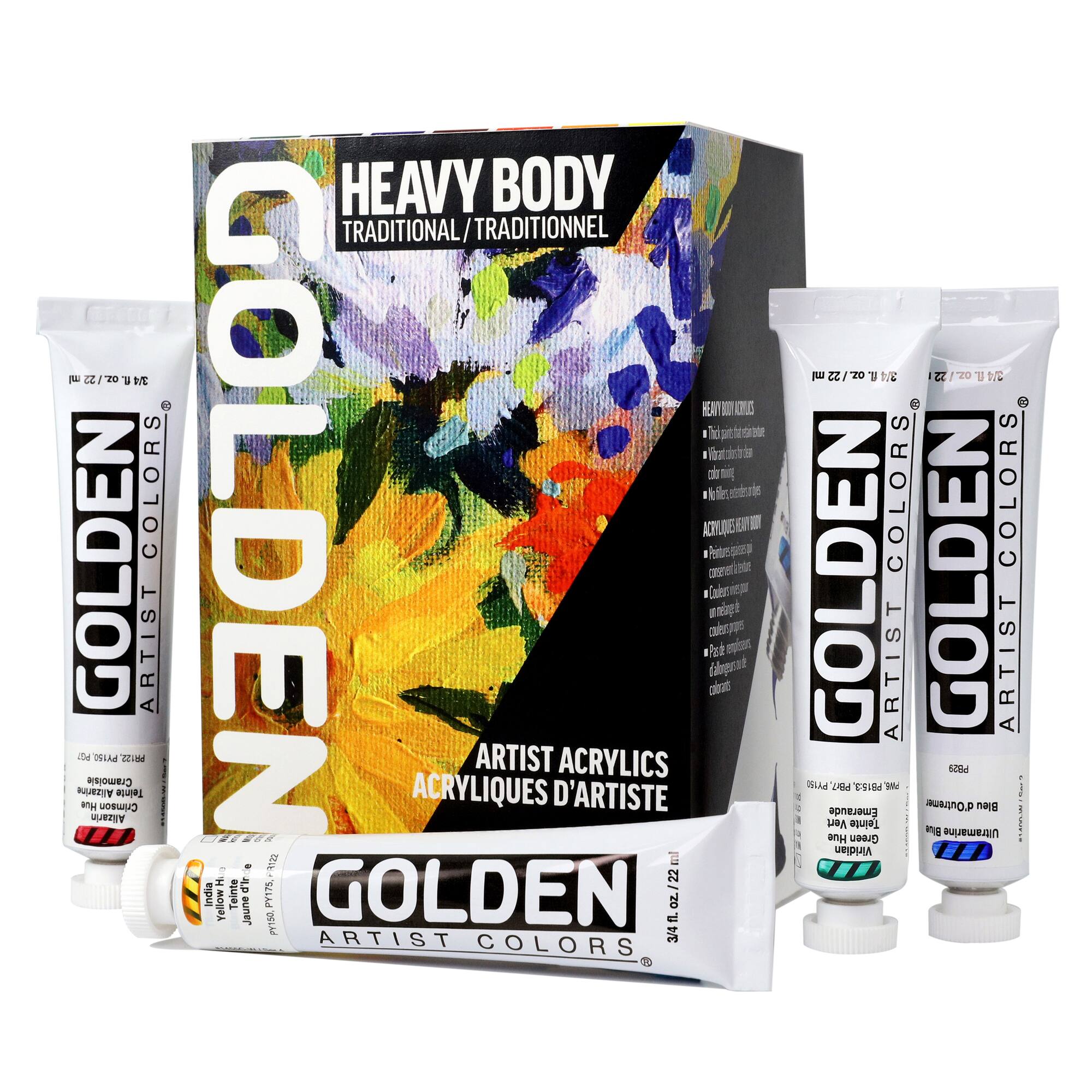 Golden® Heavy Body Acrylic Traditional Paint Set